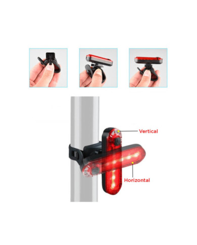 Luz Recargable para Bicicleta 3