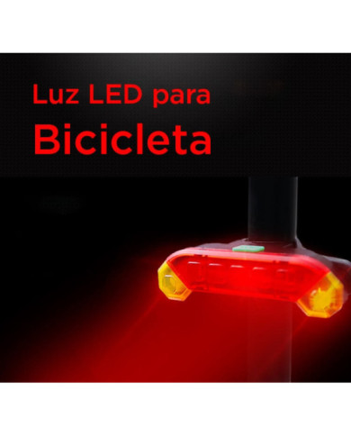 Luz Recargable para Bicicleta 2