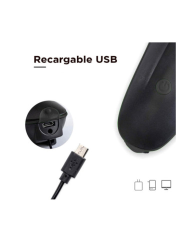 Luz Recargable para Bicicleta con Bocina