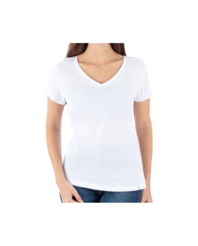 Camiseta Dama Poliéster Cuello V - Sublimación
