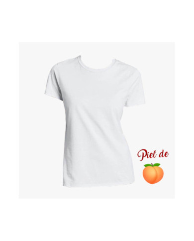 Camiseta Cuello Redondo Piel de Durazno - Sublimación