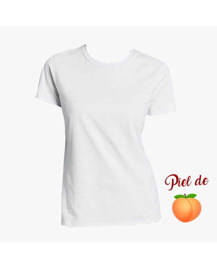 Camiseta Cuello Redondo Piel de Durazno - Sublimación