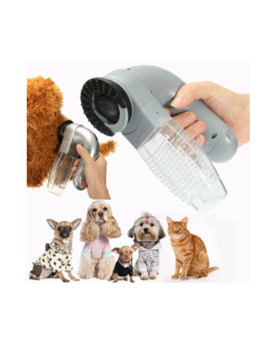 Cepillo Aspiradora de Pelo para Mascotas