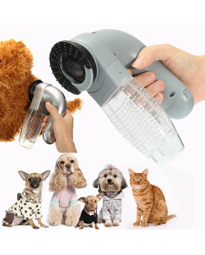 Cepillo Aspiradora de Pelo para Mascotas