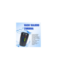 Vaso Viajero Turbina - Mezclador Magnético