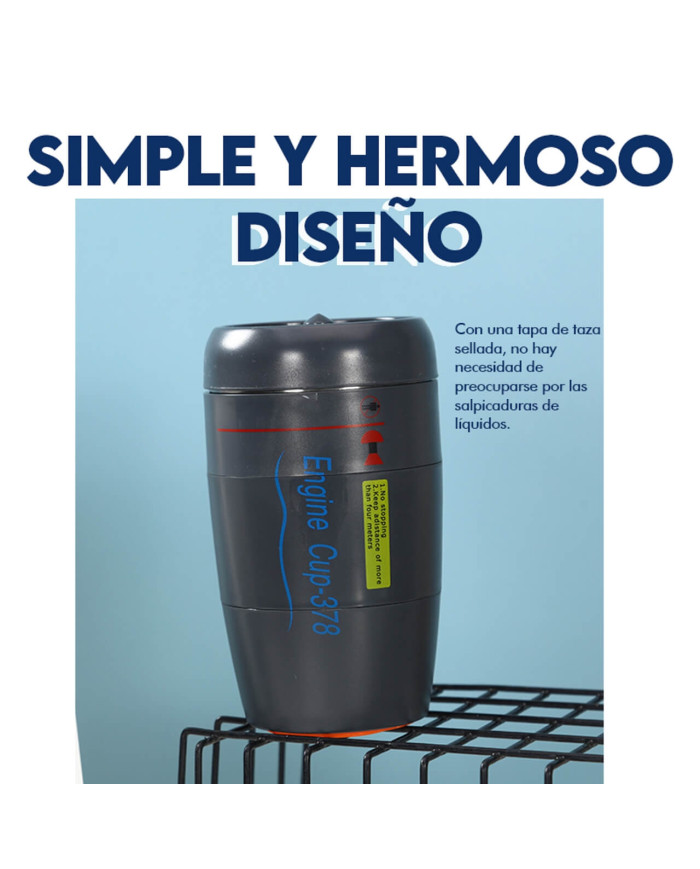 Vaso Viajero Turbina - Mezclador Magnético