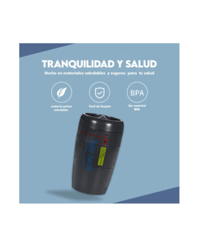 Vaso Viajero Turbina - Mezclador Magnético