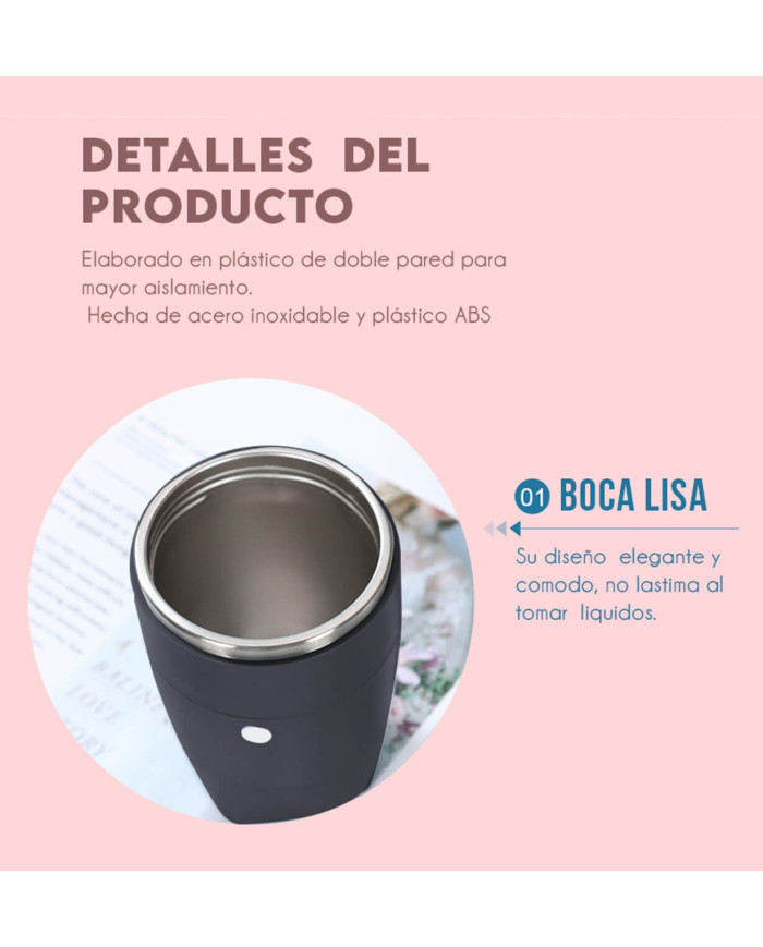 Vaso Viajero Turbina - Mezclador Magnético