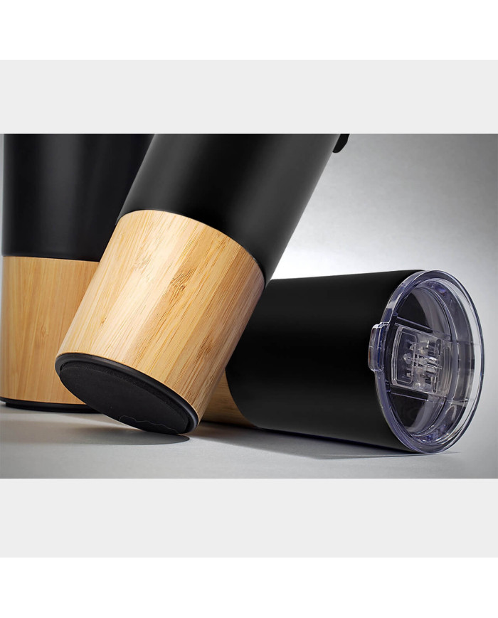 Vaso Viajero Bambú y Metal