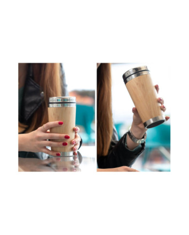 Vaso Viajero Bambú