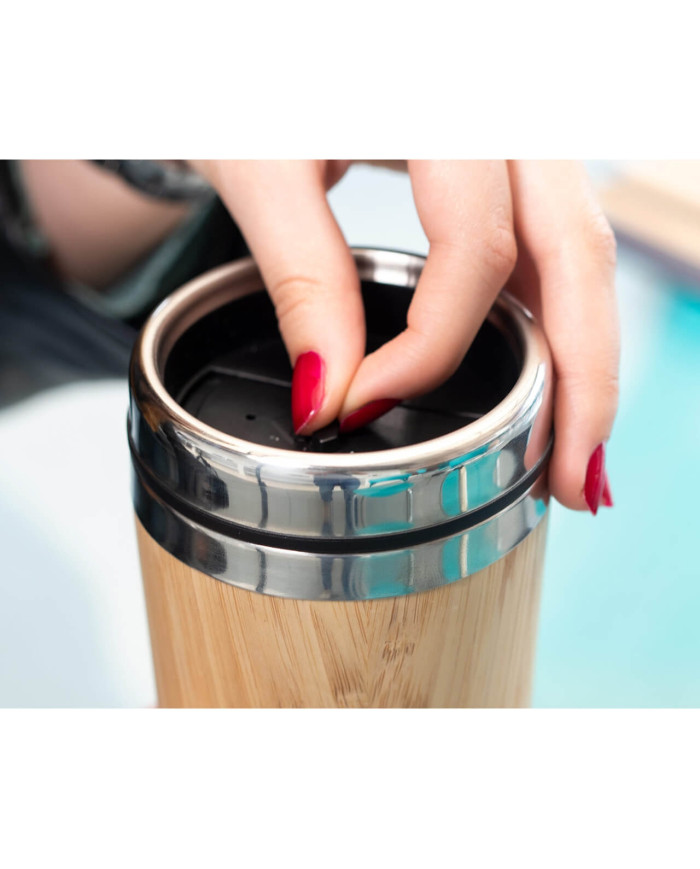 Vaso Viajero Bambú