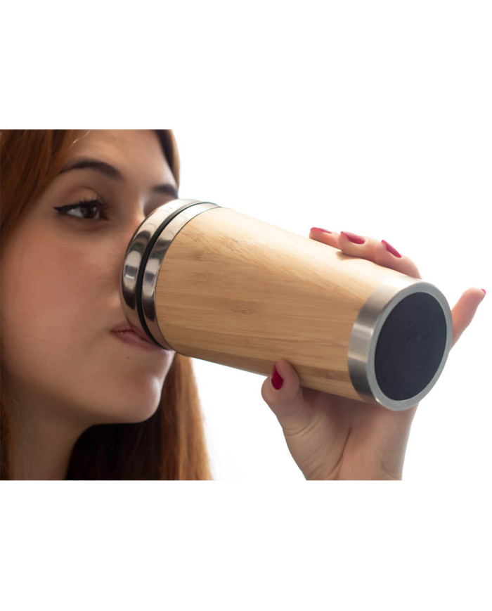 Vaso Viajero Bambú