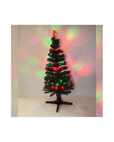 Arbol Navidad Luces Led y Fibra Óptica 150cm BX-5