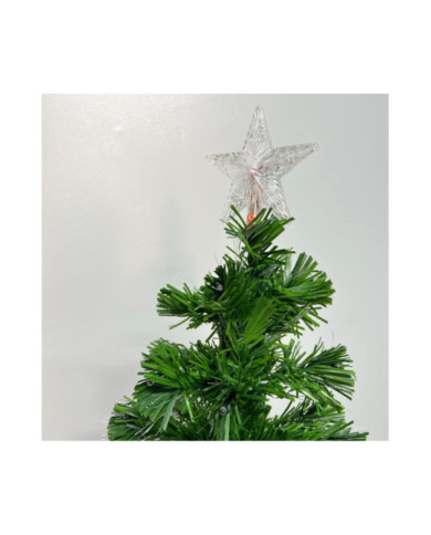 Arbol Navidad Luces Led y Fibra Óptica 150cm BX-5