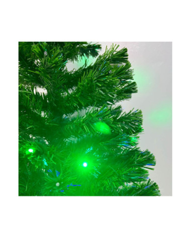 Arbol Navidad Luces Led y Fibra Óptica 150cm BX-5