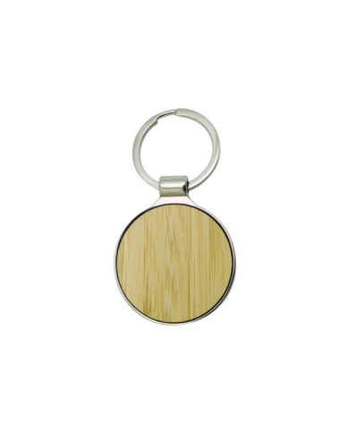 Llavero Bambú 7 - Redondo