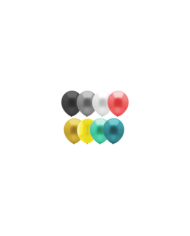 Globo Satinado R12 x 12 Surtido