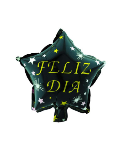 Globo M10" Estrella Feliz Día 1