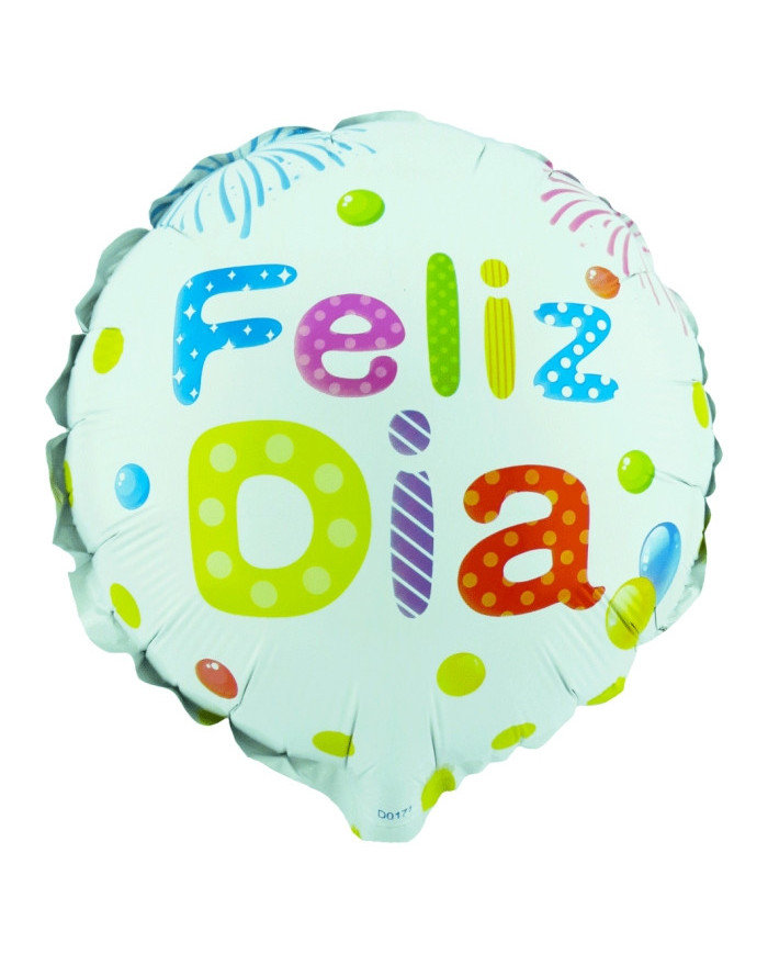 Globo M10" Redondo Feliz Día 2