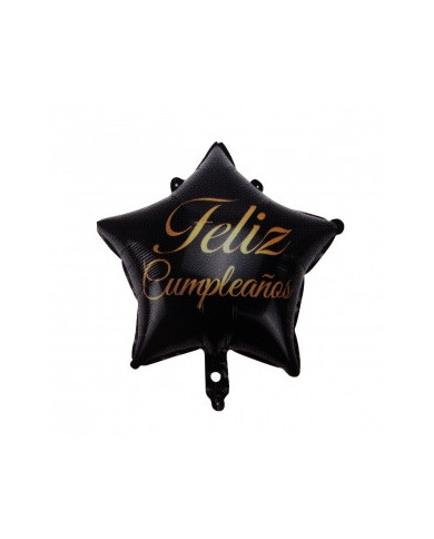 Globo M18" Estrella Feliz Cumpleaños 4