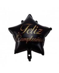 Globo M18" Estrella Feliz Cumpleaños 4