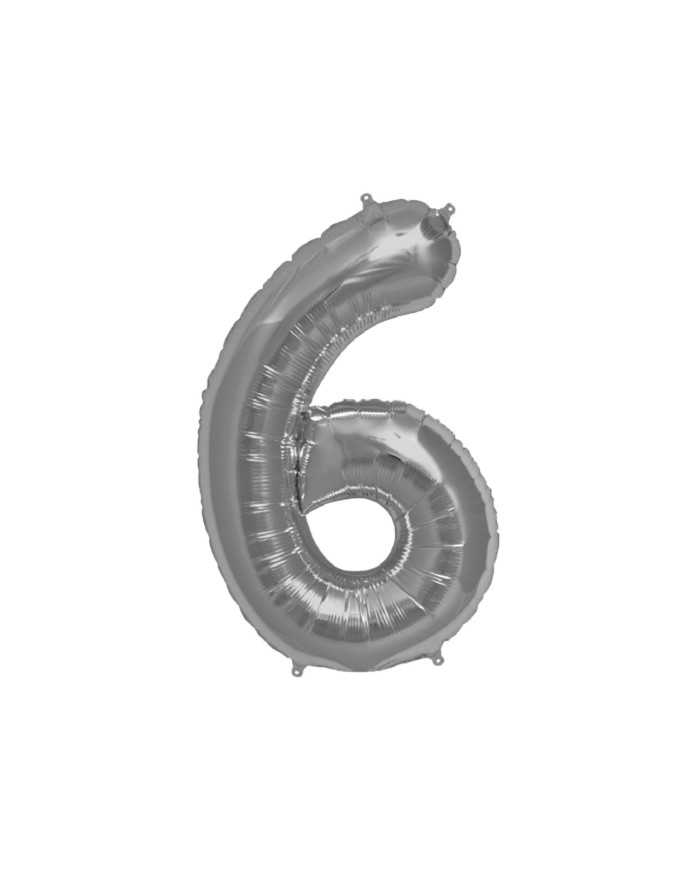 Globo Numero Seis de 30"