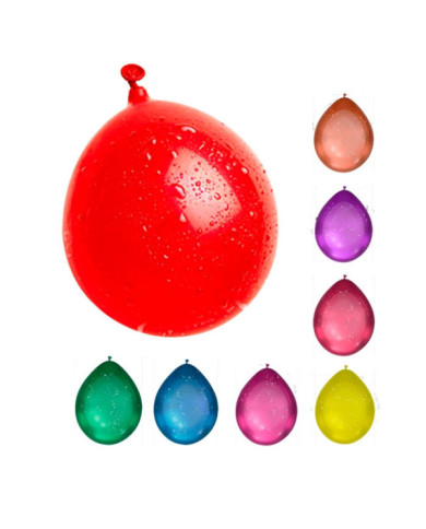 Globo Agua x 100 surtido