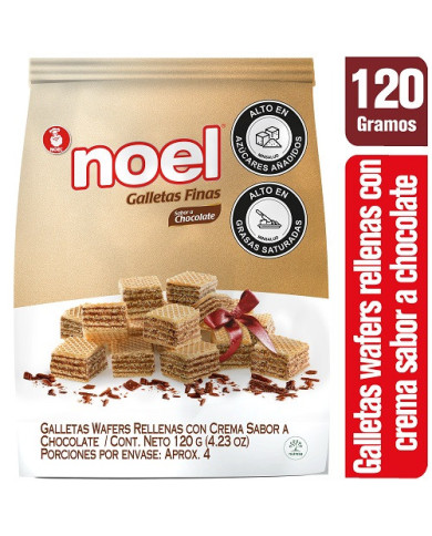 Noel Wafer cubitos chocolate x 120g