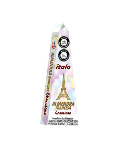 ALMENDRA FRANCESA ITALO CUB CHOC CAJA X 50 GR ALMENDRA FRANCESA ITALO CUB CHOC CAJA X 50 GR