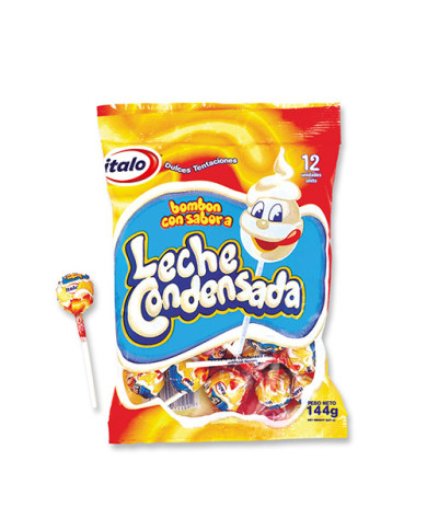 BOMBOM LECHE CONDENSADA ITALO 144 GR