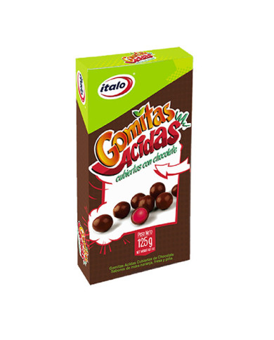 GOMAS ACIDAS ITALO X 125 GR GOMAS ACIDAS ITALO X 125 GR