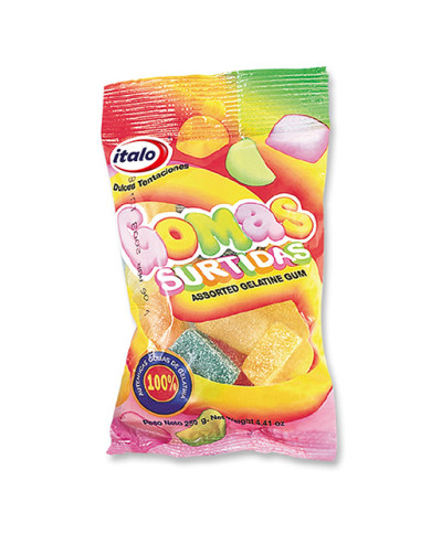 GOMAS SURTIDAS ITALO 125 GR