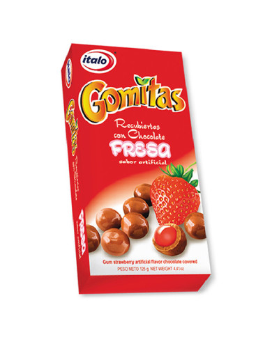 GOMITAS CHOC FRESA ITALO 125 GR GOMITAS CHOC FRESA ITALO 125 GR