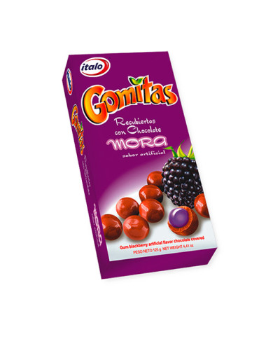 GOMITAS CHOCO MORA ITALO 125 GR GOMITAS CHOCO MORA ITALO 125 GR