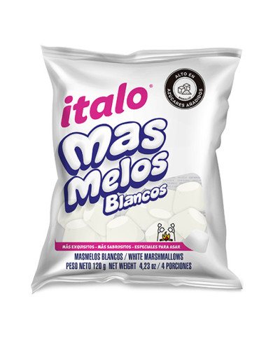 MASMELOS BLANCOS ITALO 120 GR
