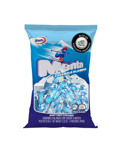 CARAMELO BLANDO MENTA ITALO 94 GR