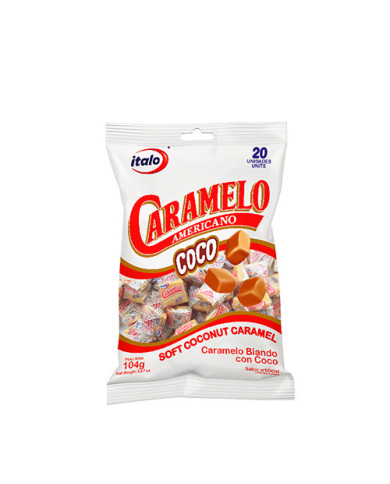 CARAMELO DE COCO ITALO 104 GR