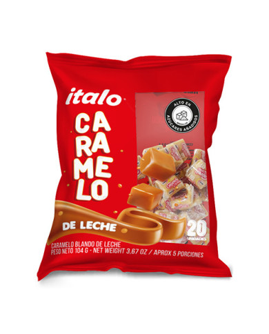 CARAMELO DE LECHE ITALO 104 GR