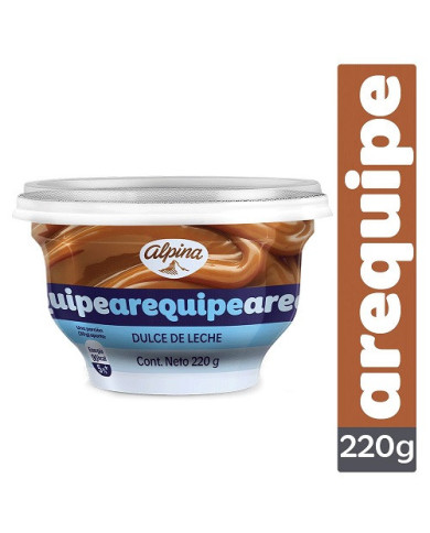 Arequipe ALPINA Plastico 220gr Arequipe ALPINA Plastico 220gr
