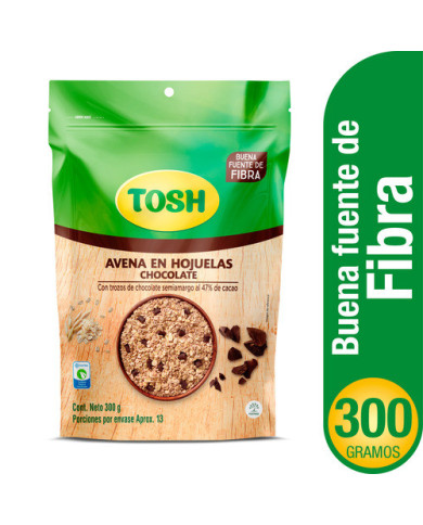 Cer. TOSH Avena Chocolate 12dpckx300g Cer. TOSH Avena Chocolate 12dpckx300g