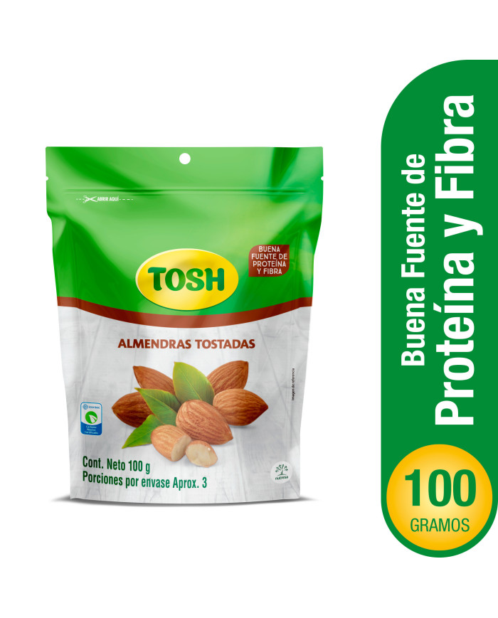 Pasab. TOSH Almendras 18dpckx100g