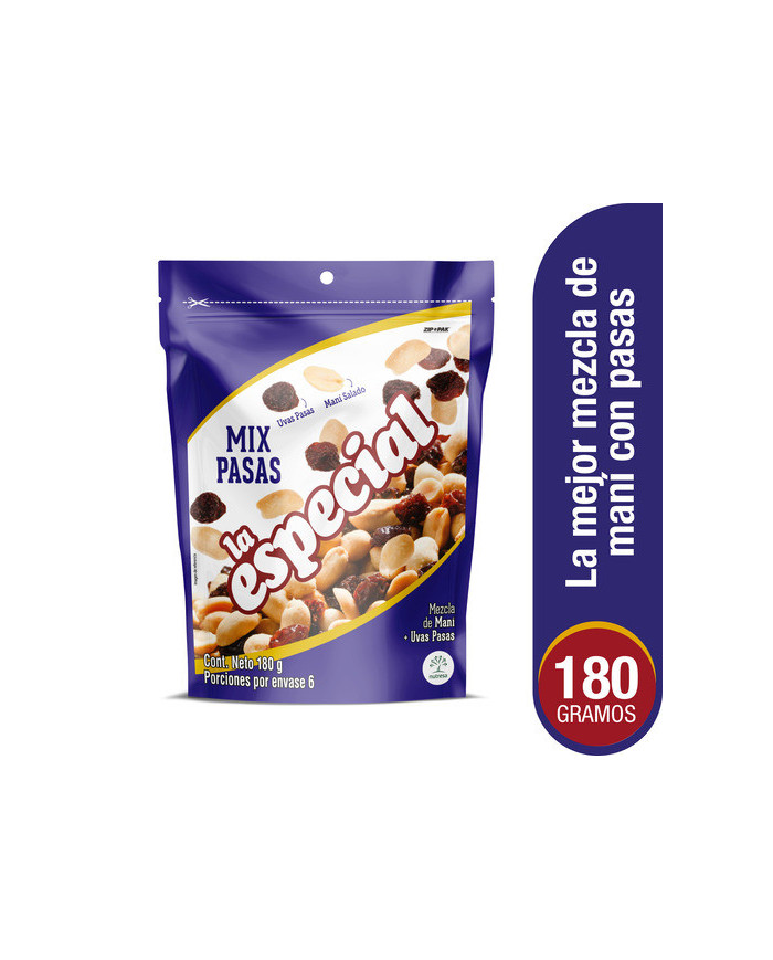 Pasab. LA ESPECIAL pasas 18dpckx180g