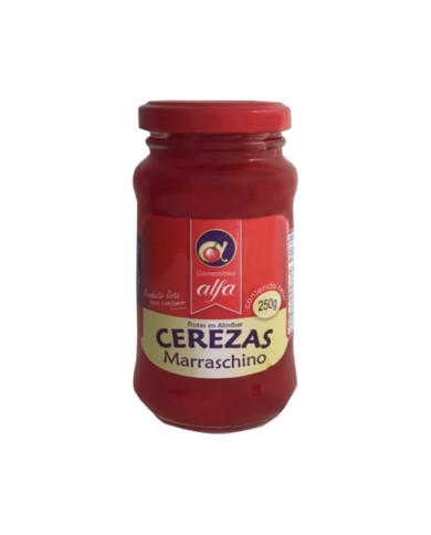 Cerezas ALFA Marraschino rojas x250gr