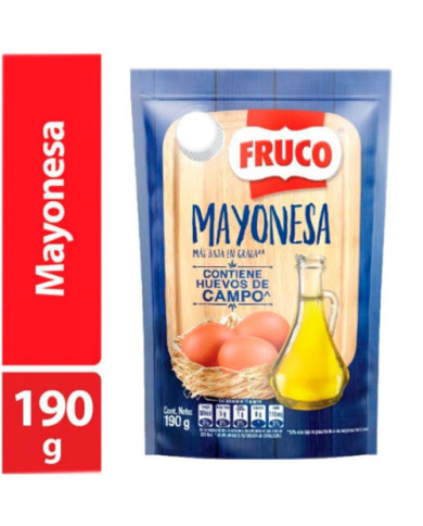 Salsa Mayonesa FRUCO doypack 190gr