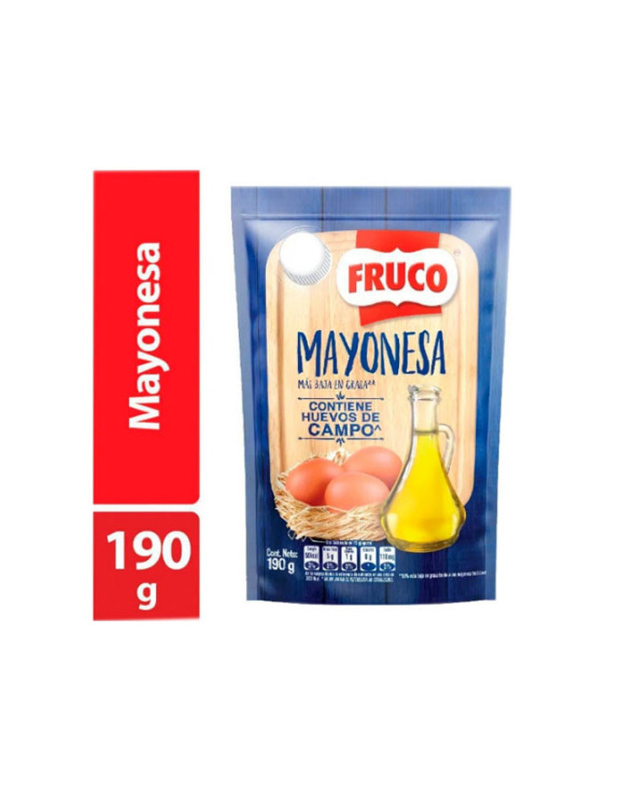 Salsa Mayonesa FRUCO doypack 190gr