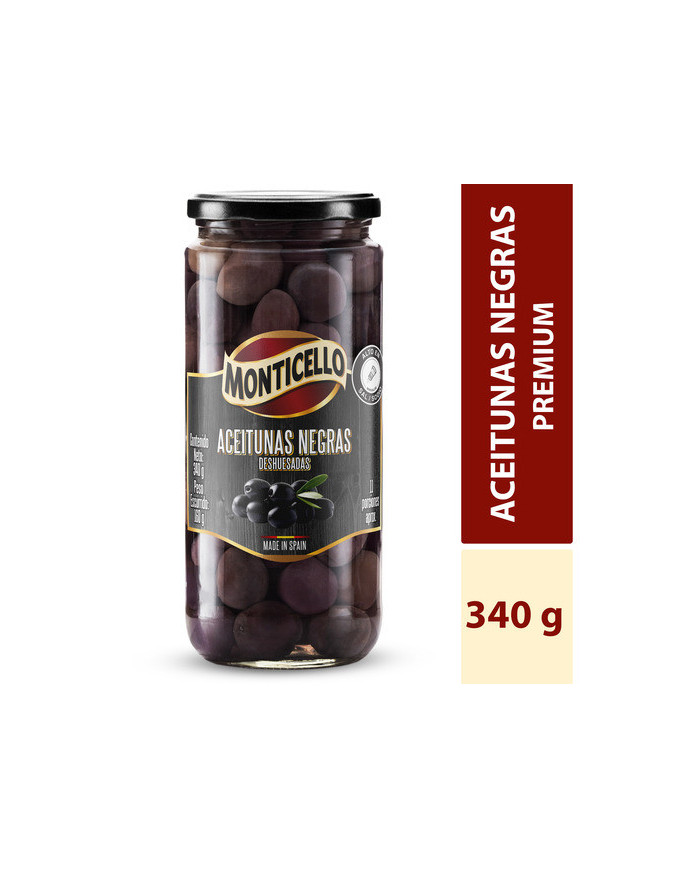 Aceitunas negras Monticello x 340g