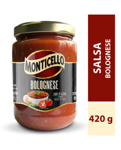 Salsa Bolognese MONTICELLO x 420g Salsa Bolognese MONTICELLO x 420g