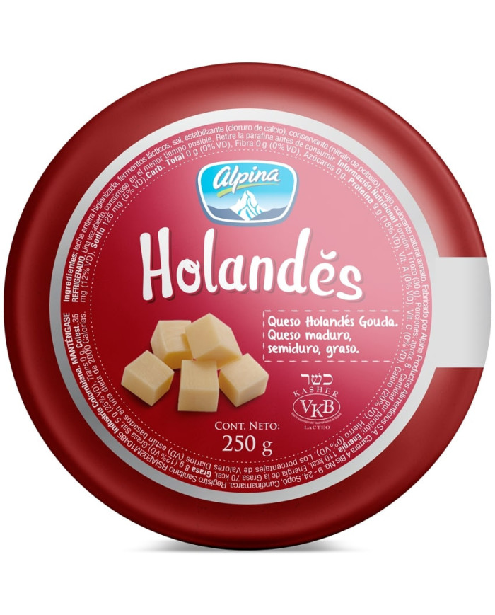 Queso ALPINA holandes 250g