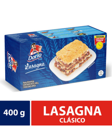 Lasagna DORIA Precocida x 400g