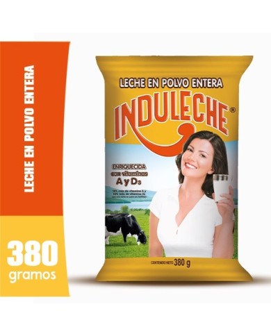 Leche en polvo Entera INDULECHE x 380gr Leche en polvo Entera INDULECHE x 380gr